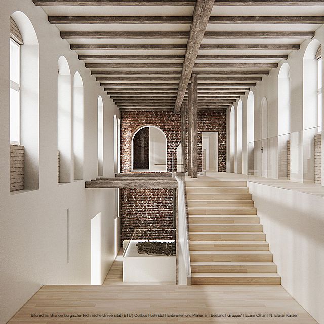 ENTWURF Kampischer Hof innen - Brandenburgische Technische Universität (BTU) Cottbus l Lehrstuhl Entwerfen und Planen im Bestand ENTWURF Kampischer Hof innen - Brandenburgische Technische Universität (BTU) Cottbus l Lehrstuhl Entwerfen und Planen im Bestand