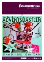 Plakat Adventsbasteln Stadtbib 2025